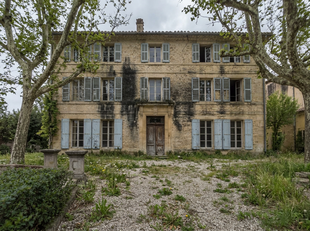 Bastide avant restauration